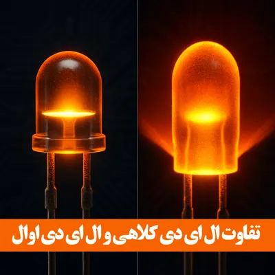 تفاوت ال ای دی کلاهی و اوال ، مقایسه و تفاوت ال ای دی کلاهی و اوال