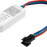 تصویر کنترلر بلوتوثی SP110E ویژه نورپردازی با انواع LED هوشمند شامل WS2811، WS2812 و SK6812