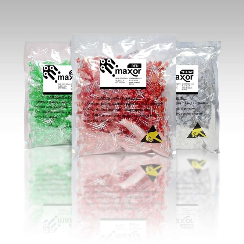 تصویر ال ای دی اوال MAXOR با بدنه مقاوم و رنگ‌بندی متنوع برای تابلوسازی و نورپردازی