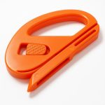 کاتر برچسب ایمنی نارنجی با تیغه پنهان برای برش وینیل، فیلم و برچسب