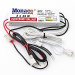 ترانس مهتابی دو قلوmonaco مناسب برای روشن کردن انواع تابلو فلکسی قدیمی