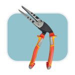 انبر دم پهن سرکج حروف‌سازی مناسب خم‌کاری و ساخت حروف فلزی و پلاستیکی