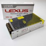 خرید ترانس با کیفیت “ترانس 24 ولت 5 آمپر (24v5a) - منبع تغذیه 24 ولت