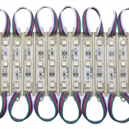 بلوکی رزینی RGB یا اس ام دی هفت رنگ مخصوص نورپردازی تابلو چلنیوم و حروف برجسته