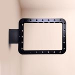 فریم فلزی مستطیلی مقاوم برای ساخت تابلوهای تبلیغاتی لایت باکس