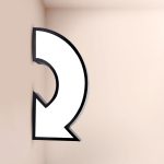 لایت باکس دو طرفه جهت نما لایت وِی با طراحی مدرن، بدنه فلزی با رنگ کوره‌ای، پلکسی خارجی و نور یکنواخت، مناسب برای کافه‌ها، فروشگاه‌ها و دفاتر مدرن