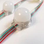 پوینت لایت گرد کلاه دار یا پیکسلی فول کالر برای تابلو سازی و جهت ساخت و اجرای پروژه انواع المان های شهری و تونل نوری و نورپردازی نما های مجتمع های تجاری و ... استفاده می شود .