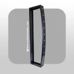 تصویر فریم فلزی لایت‌باکس دوطرفه کارنیوال با رنگ کوره‌ای و طراحی مخصوص ملزومات تابلوسازی مهر