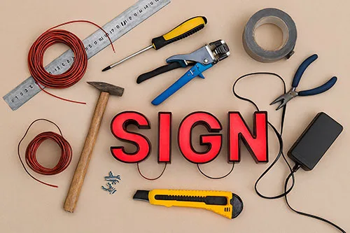 لوازم مورد نیاز برای آموزش ساخت تابلو چلنیوم با کمترین ابزار