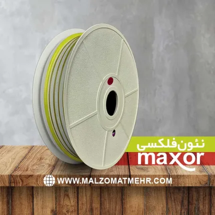 خرید نئون فلکسی مکسور لیمویی از ملزومات تابلوسازی مهر