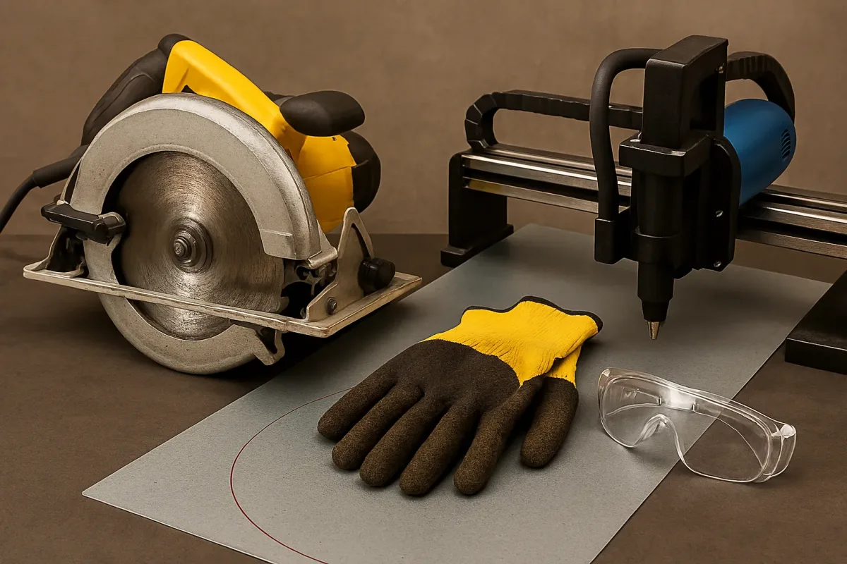 ابزارهای مورد نیاز برای بریدن ورق فلزی در تابلوسازی