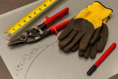 آموزش بریدن ورق فلزی برای تابلو؛ راهنمای کامل و کاربردی