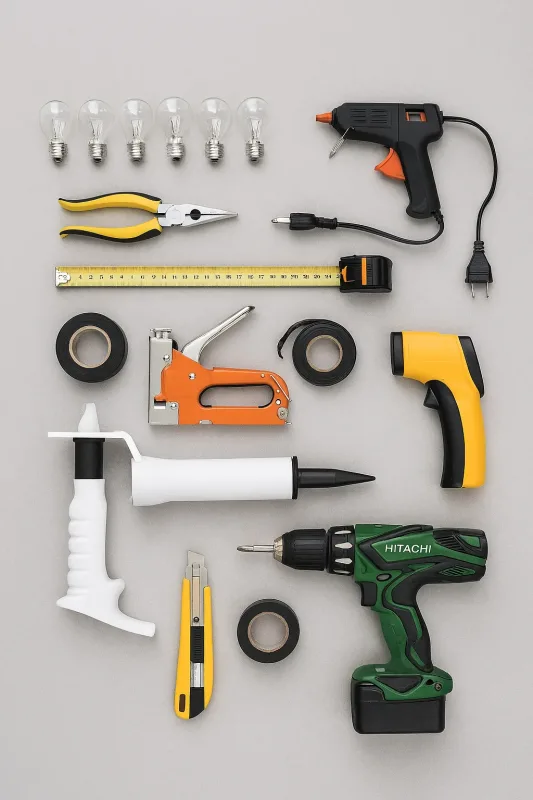 ابزارها و تجهیزات مورد نیاز برای ساخت تابلو لاسوگاسی