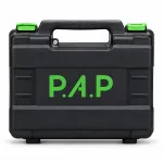 باکس دریل شارژی PAP مدل CD-1201 با جعبه BMC، دو سری پیچ گوشتی و چراغ LED